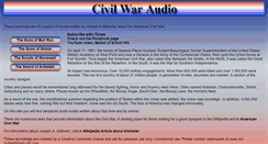 Desktop Screenshot of civilwar.builtwithflash.com
